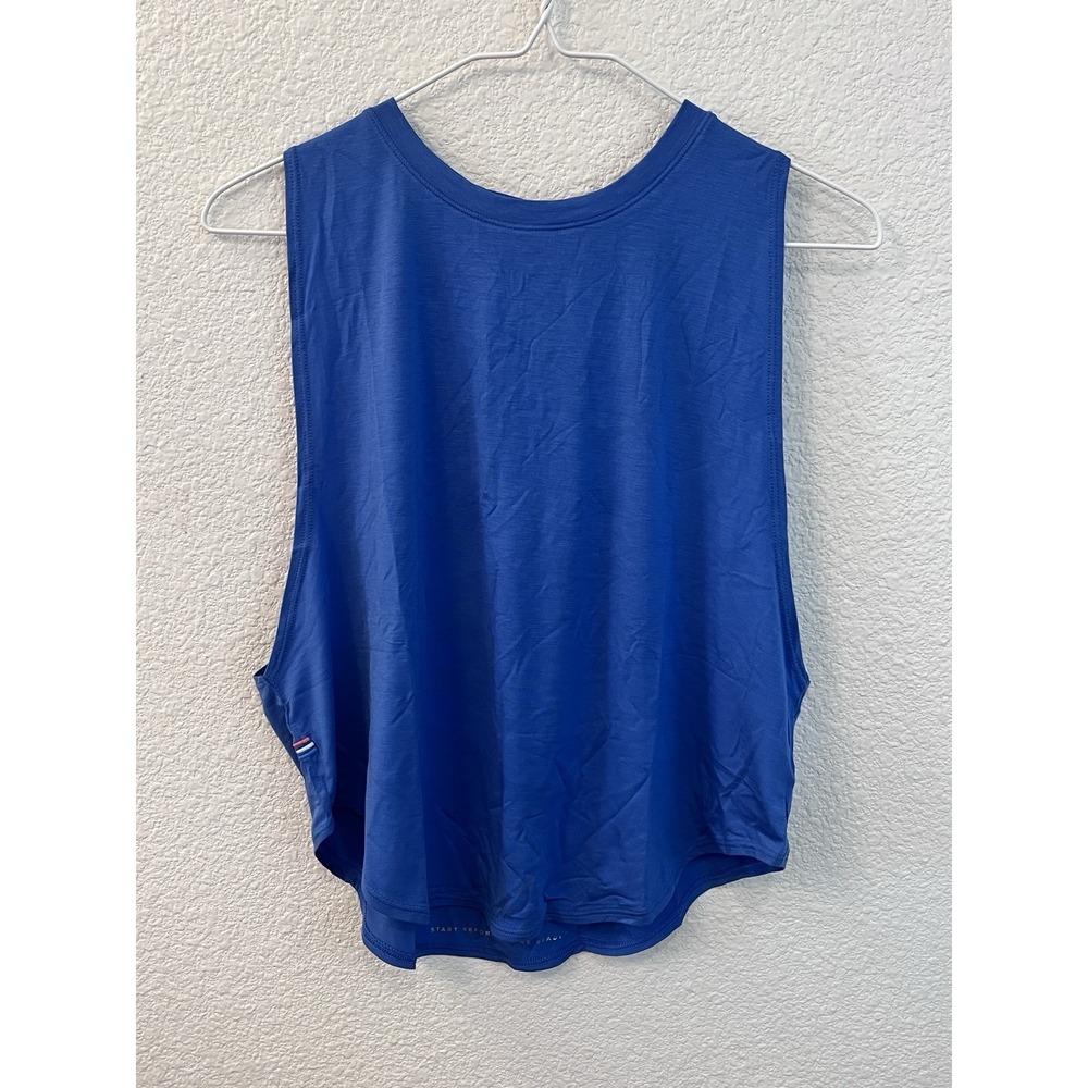 Four Laps 4 Laps Top Women's Small Tank Blue Curve